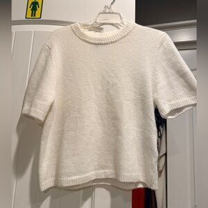 H&M Divided Soft Cream Sweater Knit Top